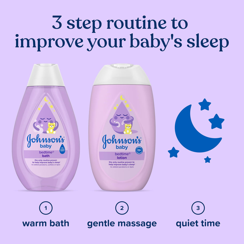 Johnson's Baby Bedtime Oil 300ml - Clinically Proven Sleep Routine