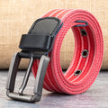 Men's Pin Buckle Polyester Canvas Belt