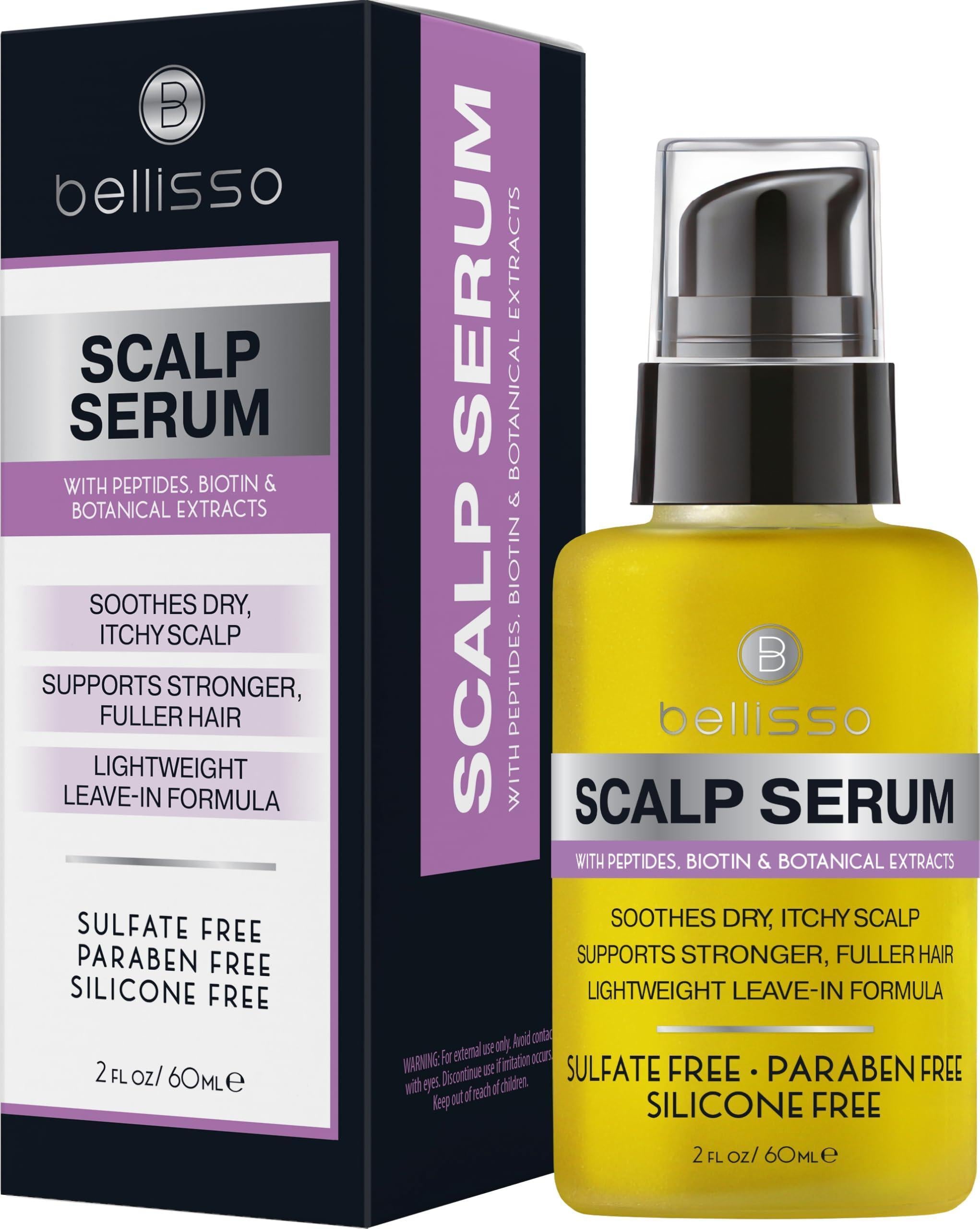 Scalp Serum Dry and Itchy Dandruff Moisturizer 2 Fl Oz Treatment for Women and Men Advanced Care and Anti Itch Relief Tonic