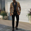Mens Business-Casual Suit Pants Two-Piece Set