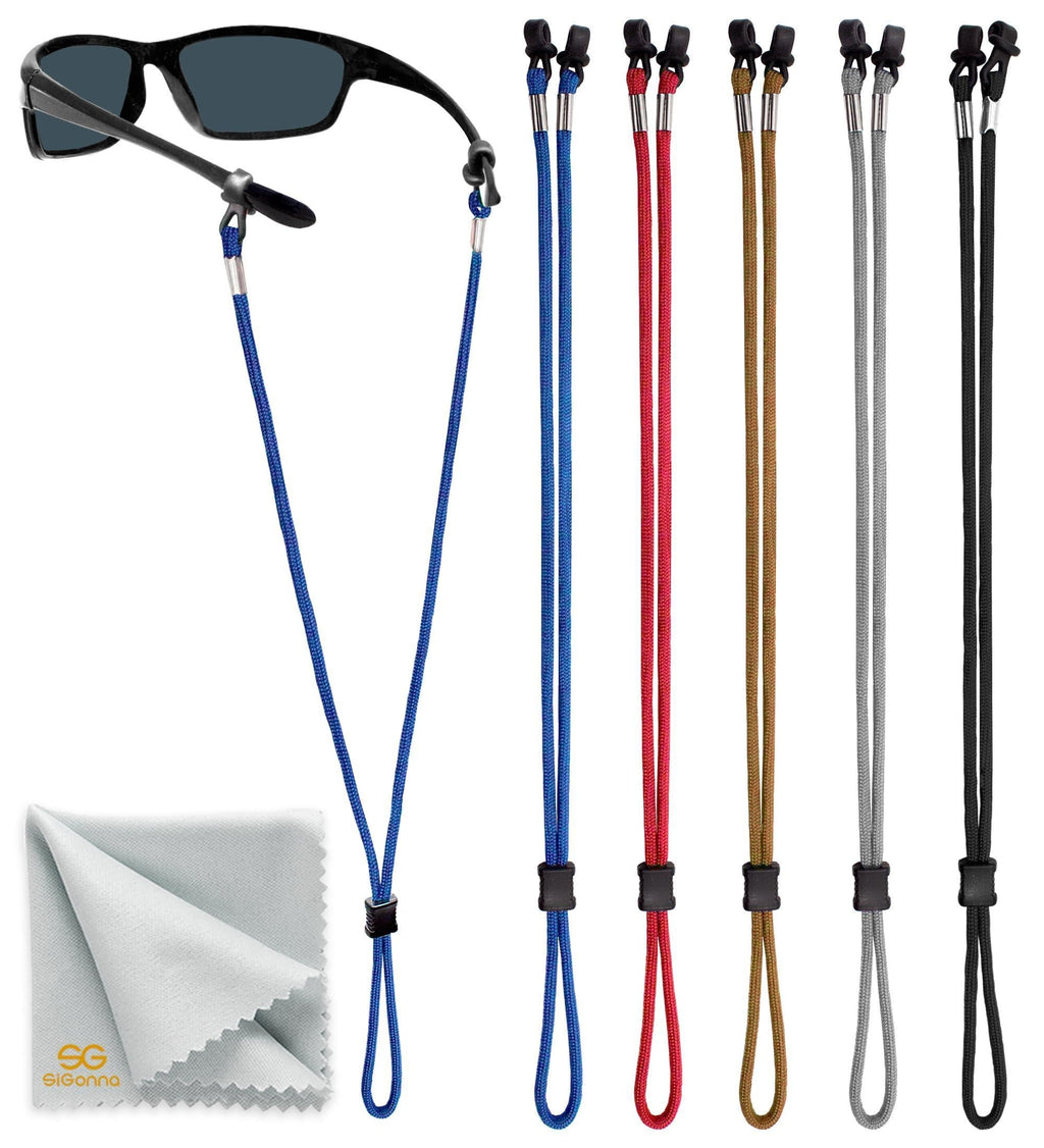 Eyeglasses String Holder Strap Cord Glasses Chain 5 Pcs for Men Women Lanyard