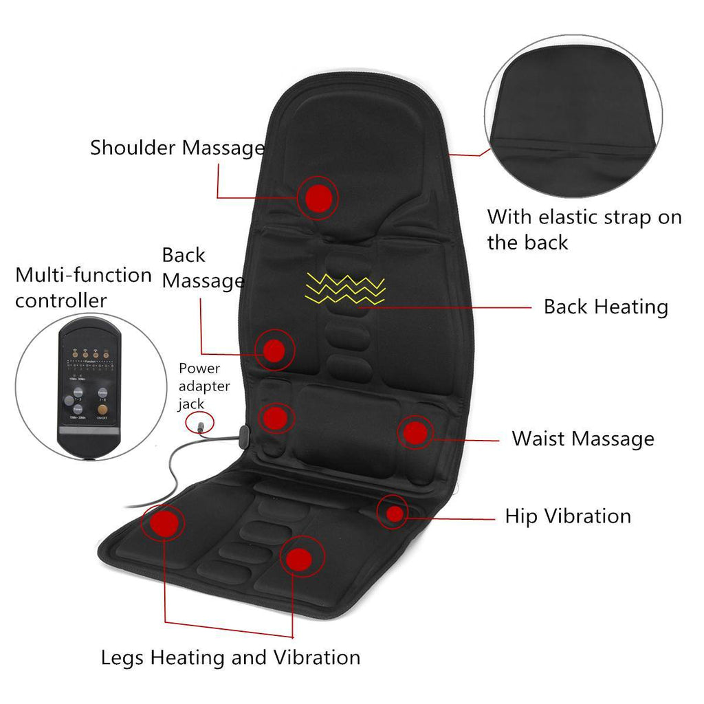 Car Massage Cushion Dual Use Vibration Chair