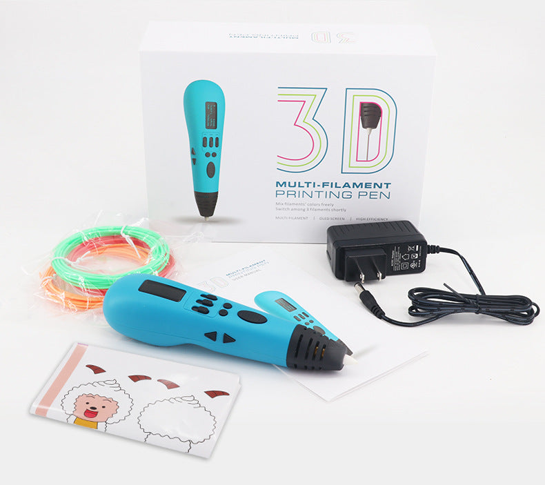 Luxury 3D Printing Pen - Creative DIY 3D Drawing Pen for Kids - Best Christmas Gift