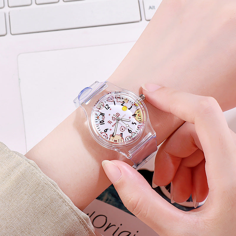 Transparent PVC Corner Creature Cartoon Childrens Watch