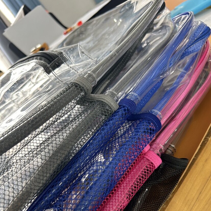 Transparent PVC Clear Storage Backpack Jelly-style Shoulder Bag