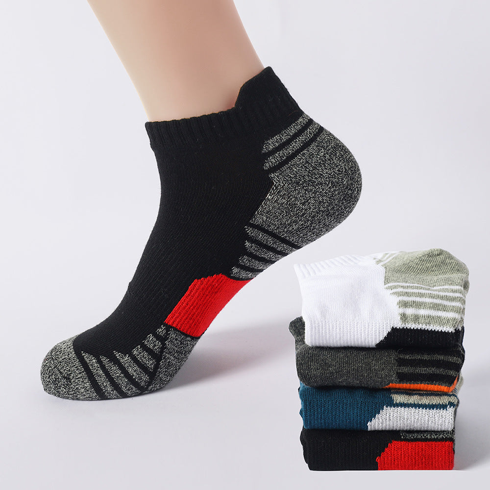 Mens Sweat-Absorbing Breathable Professional Sports Socks