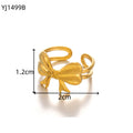 Irregular Geometric Stainless Steel Ring