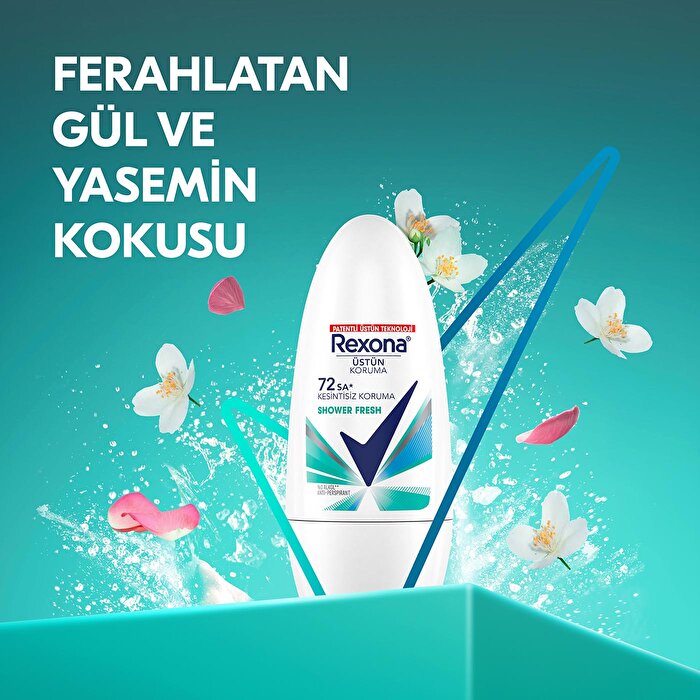 Rexona Women's Roll On Deodorant Shower Fresh 1.7oz - 72 Hour Protection