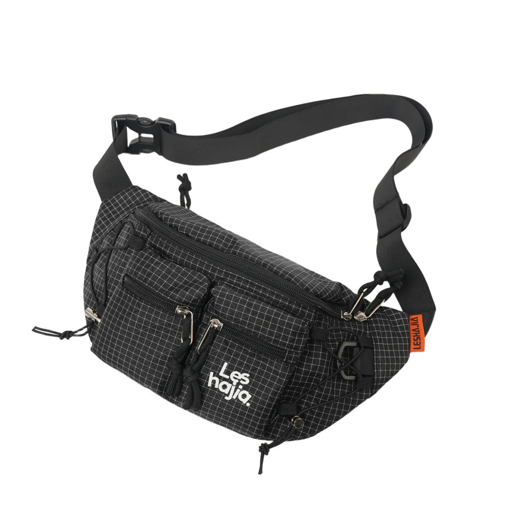 Workwear-style Outdoor Hiking Waist Bag, Lightweight Chest Pack For Men