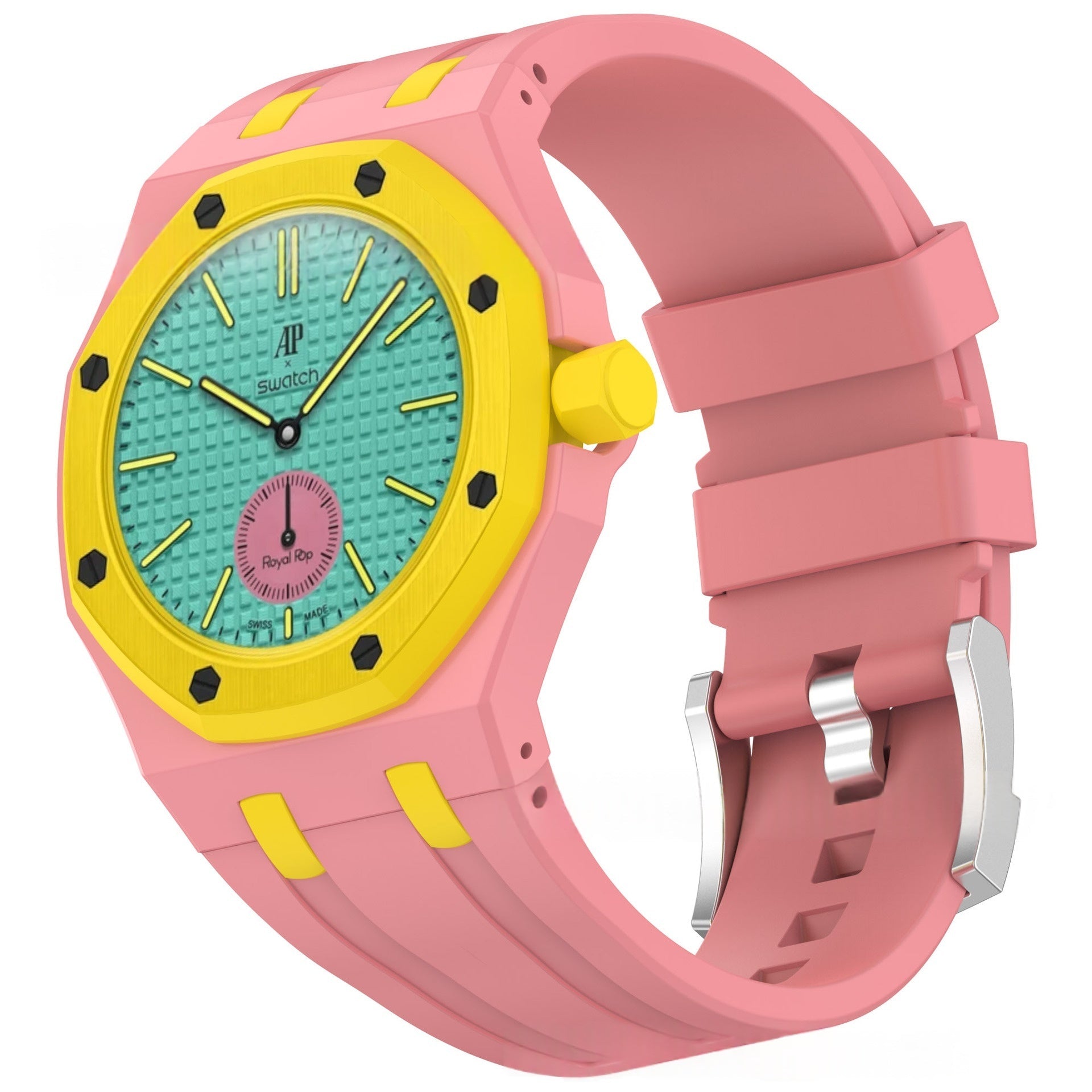 Suitable For The Royal Oak Co-branded Pocket Watch With An Integrated Strap