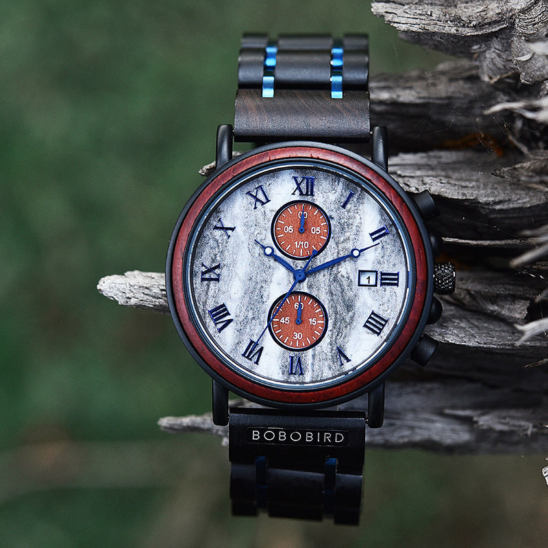 Unisex Wooden Quartz Decoration Watch