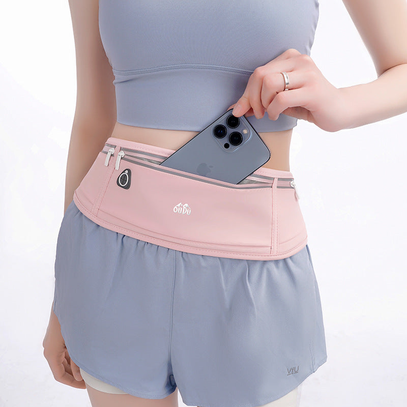 Unisex Waterproof Running Waist Bag Large Capacity Phone Holder