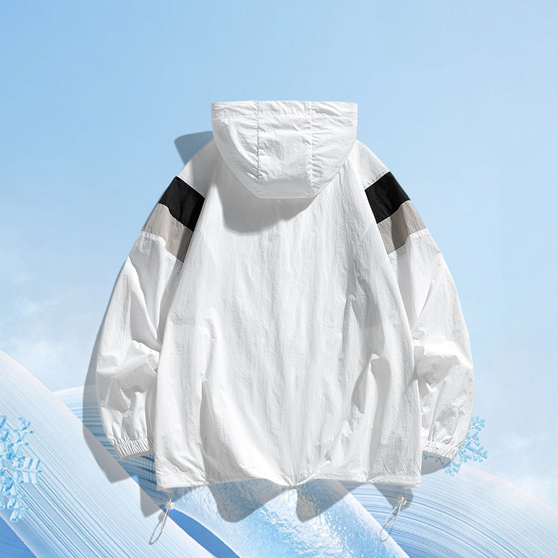 Outdoor Summer Patchwork Thin Couple Style For Teens