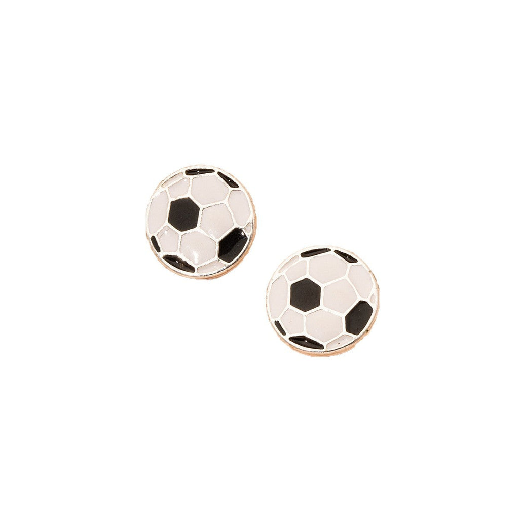 European And American Sports Series Football Ear Studs