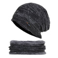 Biking Men's Two-piece Woolen Hat with Ear Protection