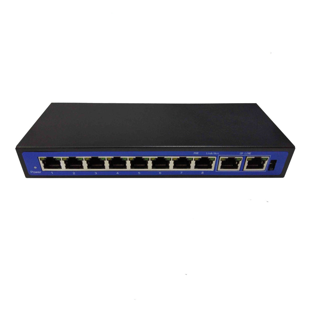 8+2 Power 10-Port 100M PoE Switch