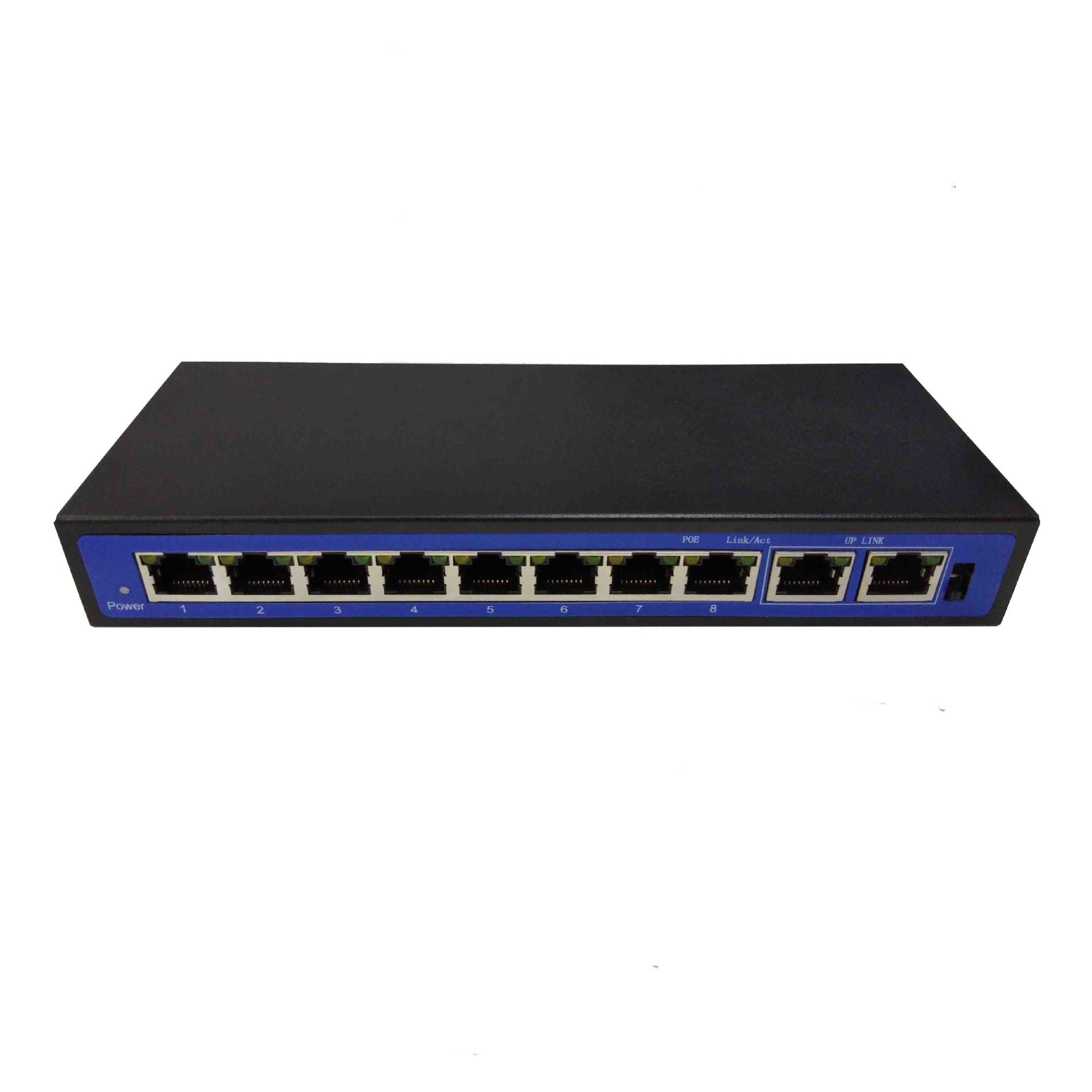 8+2 Power 10-Port 100M PoE Switch