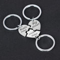 Personalized Family Gift Patchwork Keychain