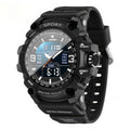 Mens Tactical Sports Electronic Watch Waterproof Luminous And Multi-functional