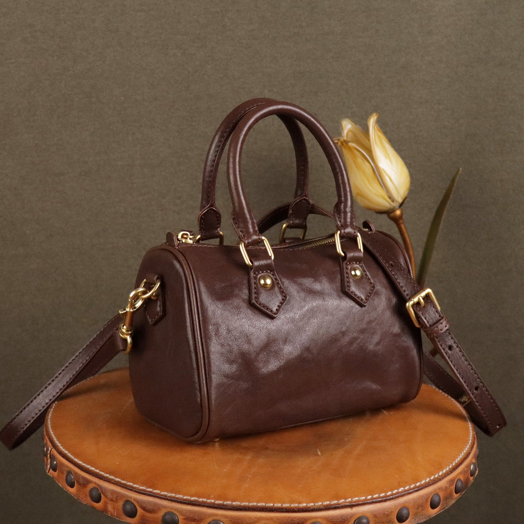 Boston-style Sophisticated Niche-design Vintage Handbag
