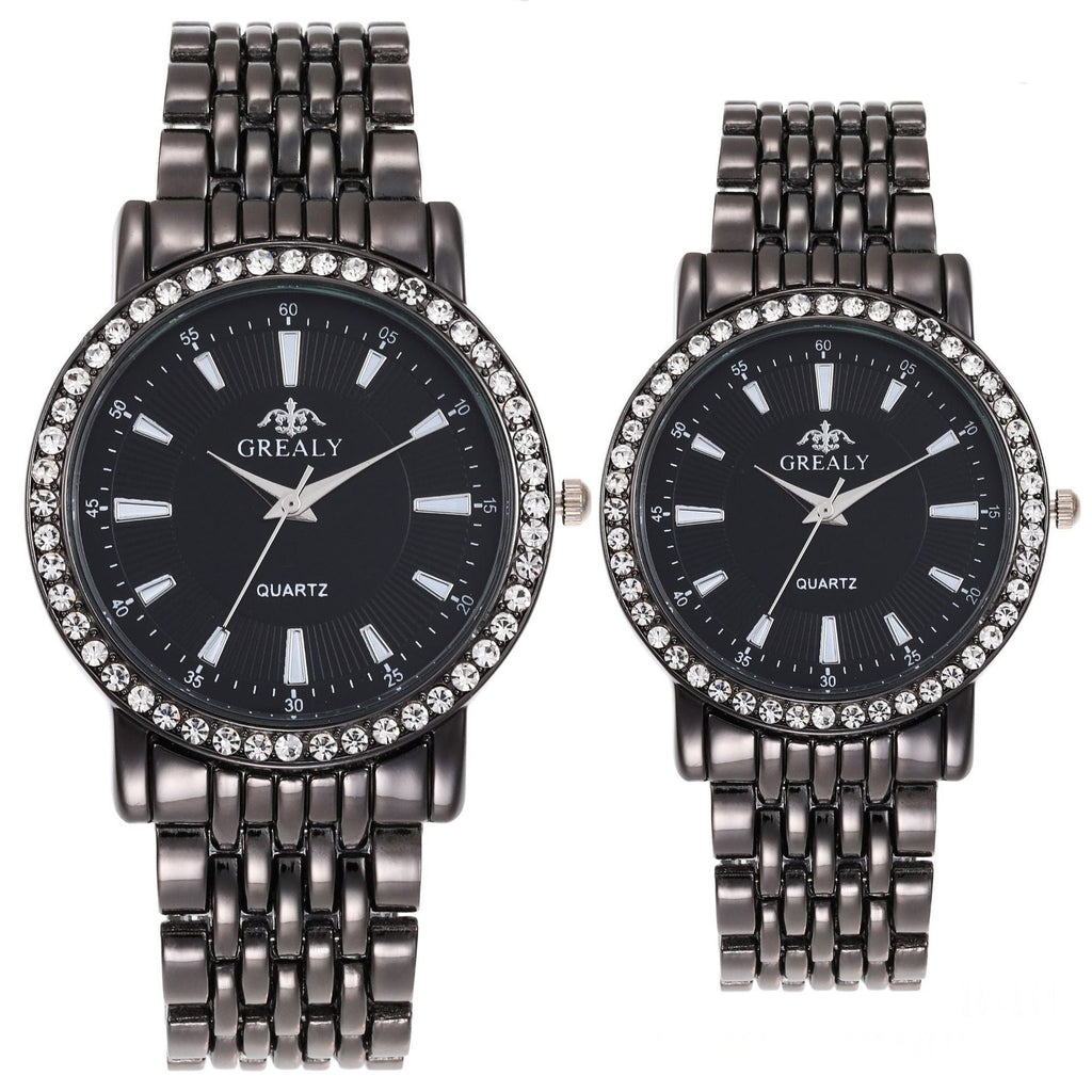 Mens And Womens Quartz Dress Couple Watches Business Gift