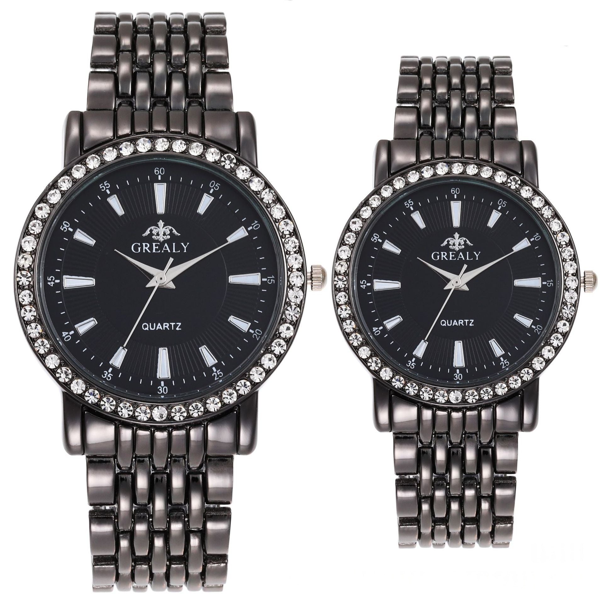 Mens And Womens Quartz Dress Couple Watches Business Gift