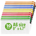 10 Pack Small Mesh Zipper Pouch Bags A6 9x4.7 in Plastic Zipper Pouches for Organizing Mesh Pouch with Zippers Bags for Organizing Meshed Zippered Bag Clear Waterproof Travel Pouches Receipts Makeup