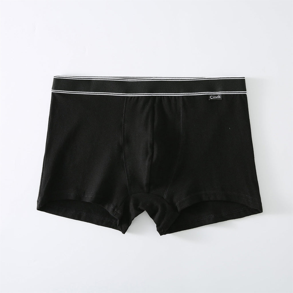 Cotton Mid-rise Boxer Briefs Breathable Men's Underpants