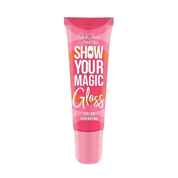 Show By Pastel Magic Gloss pH Lip Gloss: Personalized Pink Tint, Cruelty-Free, Vegan, & Moisturizing Wet Look for Luscious Lips