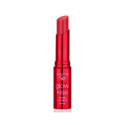 Golden Rose Glow Kiss Tinted Lip Balm - Vegan, SPF 15, Natural Lip Tint for Moisturized Lips