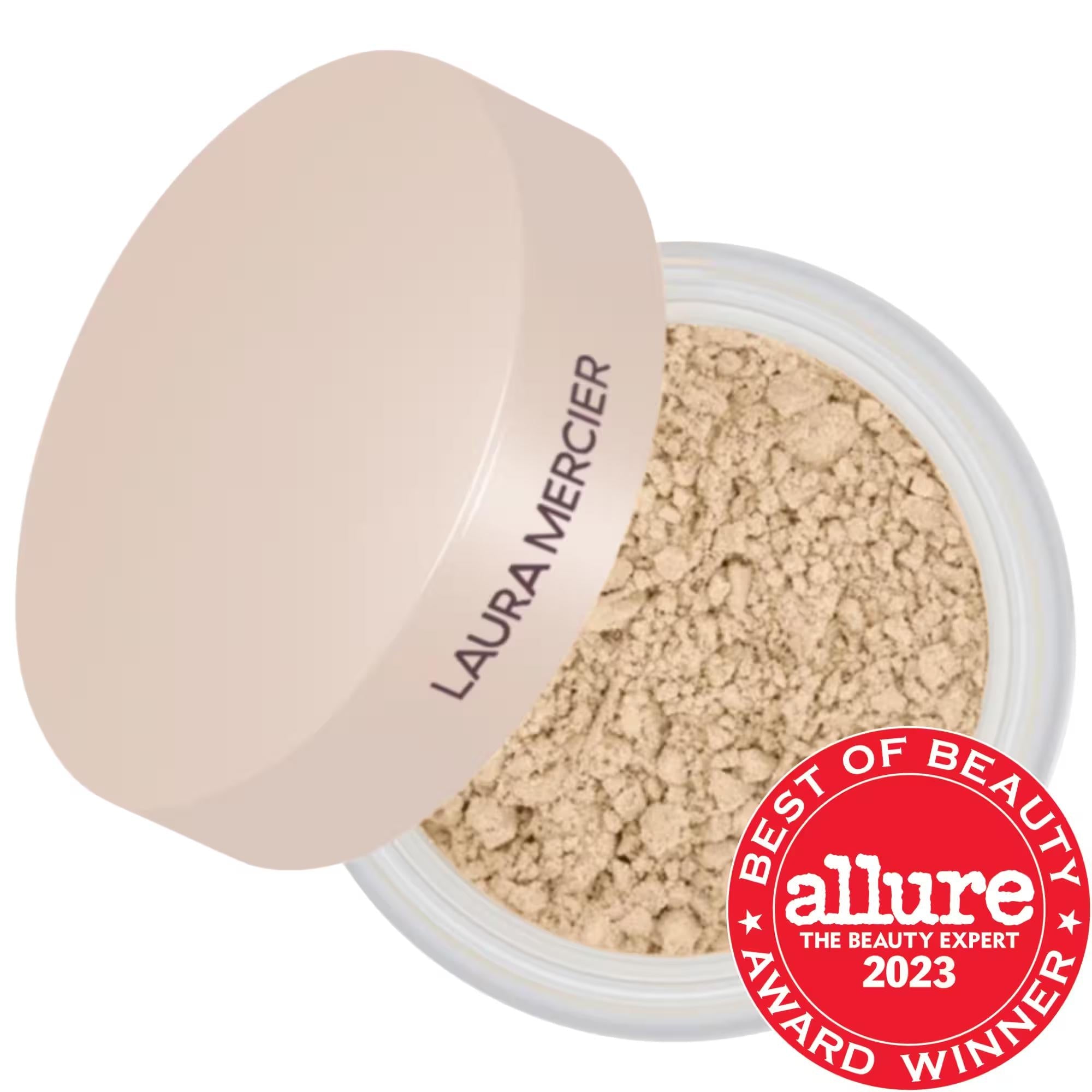 Laura Mercier Mini Ultra-Blur Talc-Free Translucent Loose Setting Powder - Long-Lasting, Natural Finish Makeup Setting for Sensitive Skin