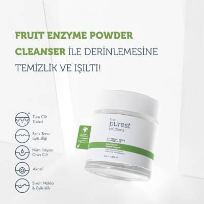 The Purest Solutions Fruit Enzyme Powder Cleanser - Gentle Exfoliating Skincare with Azelaic & Malic Acid