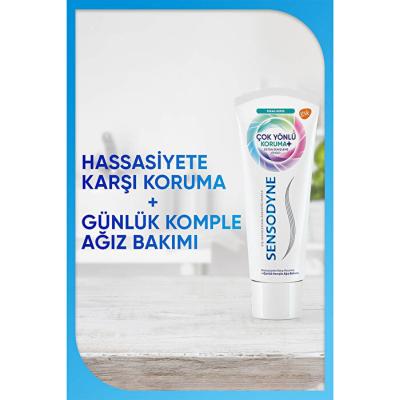 Sensodyne Sensitive Toothpaste for Daily Use - Fresh Breath & Multi-Protection Formula