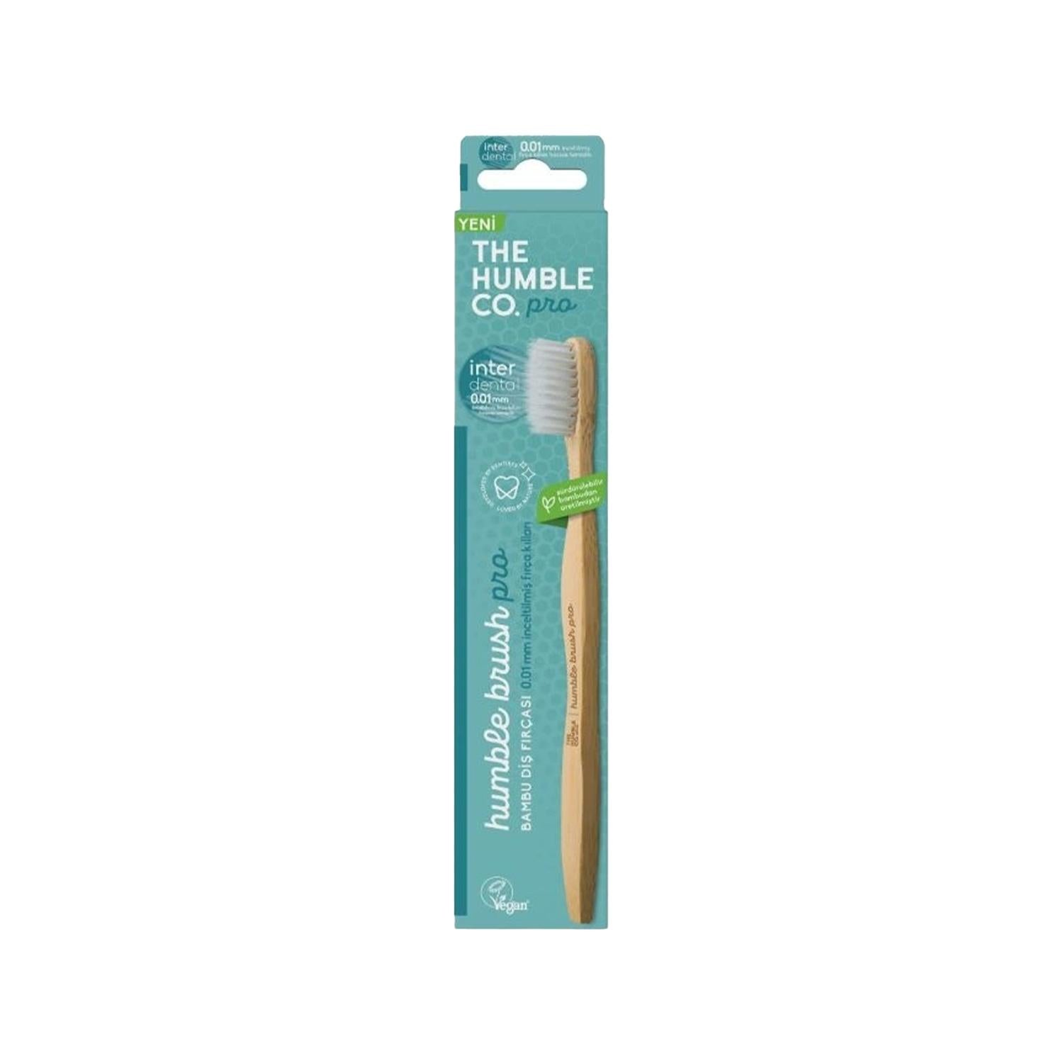 The Humble Co Pro Hexatech Adult Manual Toothbrush Soft White - Gentle on Gums, Effective Plaque Removal