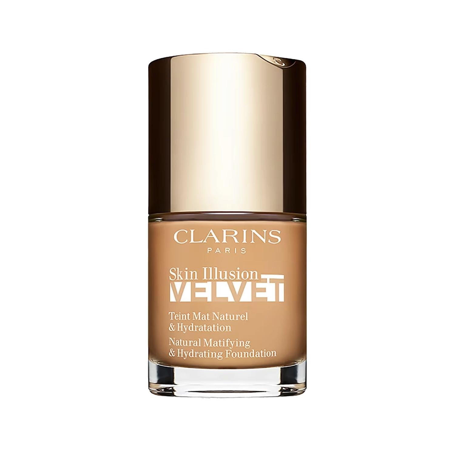 Clarins Skin Illusion Velvet 109C: Lightweight Liquid Foundation for Natural Matte Finish & Flawless Complexion