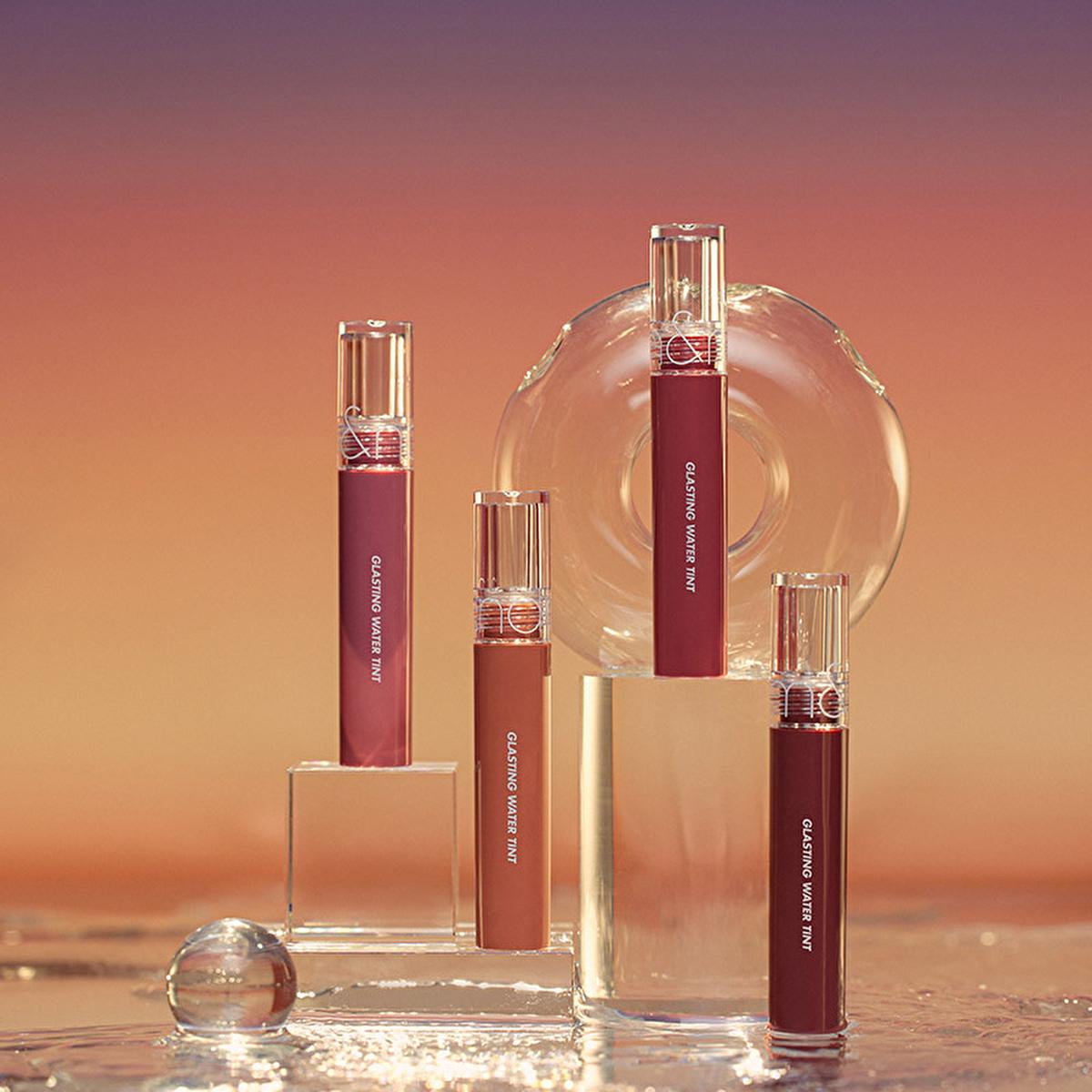 rom&nd Glasting Water Tint: Non-Sticky, Moisturizing Lip Gloss for Glass-Like Shine & Hydration - Figrise Lip Color