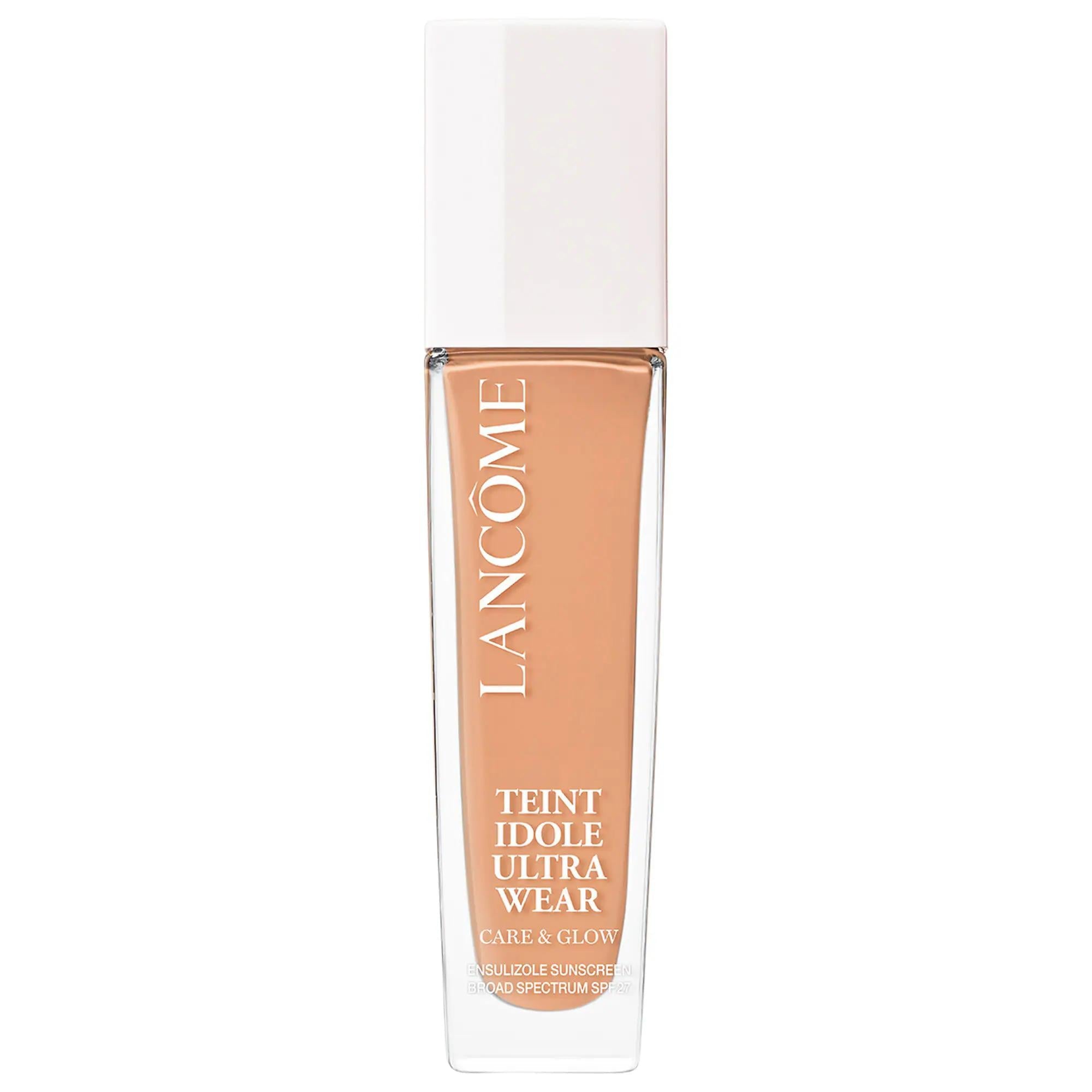 Lanc™me Teint Idole Ultra Wear Care & Glow Foundation: 24H Hydration, Natural Glow, Medium Coverage, SPF 27, Hyaluronic & Mandelic Acid - Perfect for Sensitive Skin