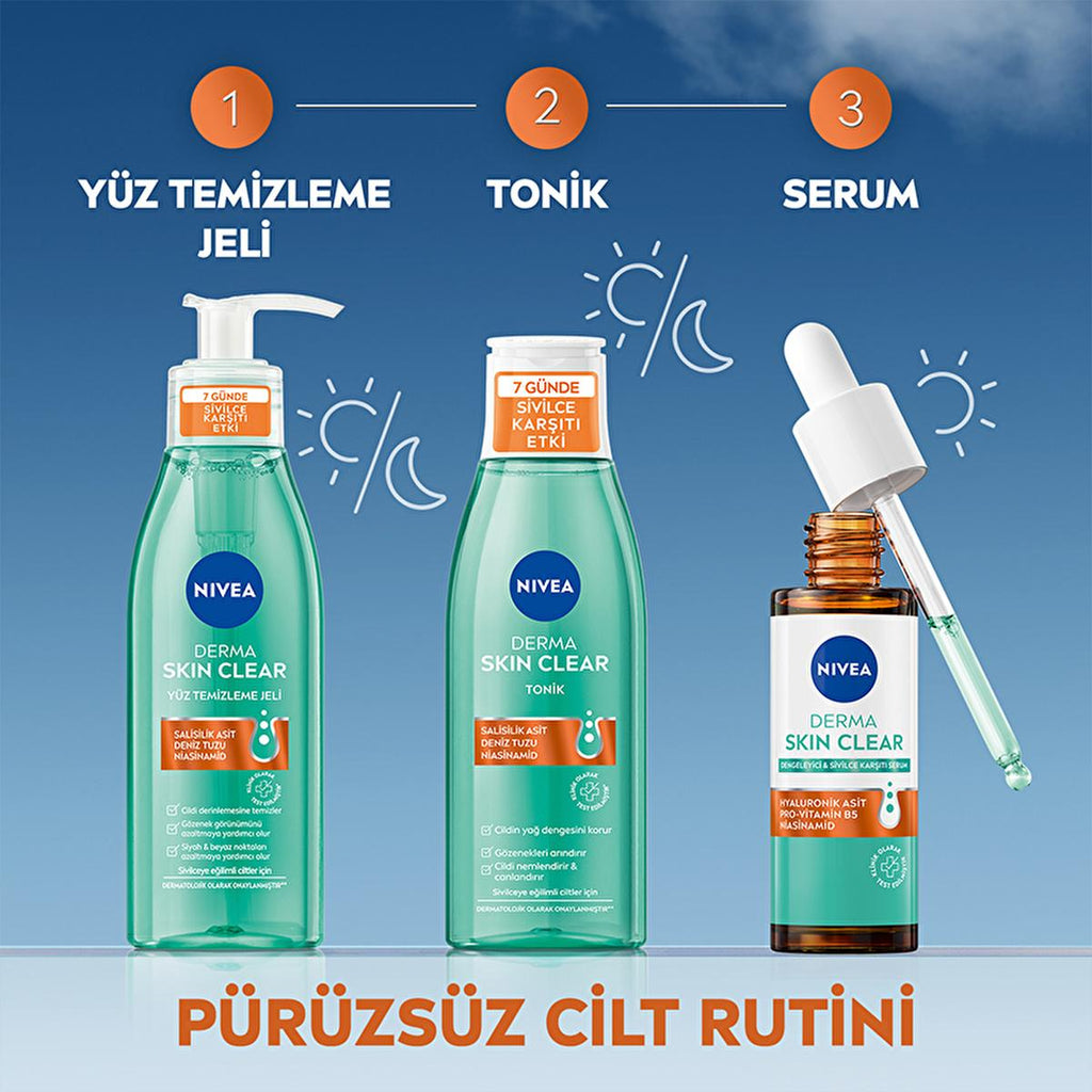 Nivea Acne Control Facial Serum - Balances Oily Skin, Reduces Acne - 1.01 fl oz