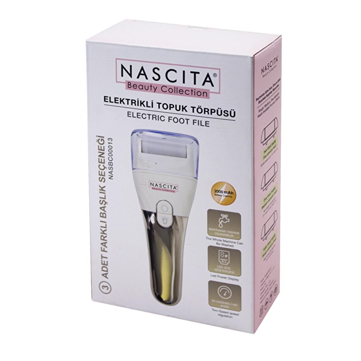 Nascita Electric Foot File 13 - Rechargeable & Portable for Smooth Feet