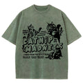 Breathable Relaxed-fit Short-sleeve Trendy Round Neck