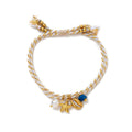 Shell Crystal Green Rice-bead Multi-layer Stacked Bracelet For Women