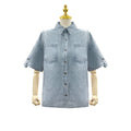 Women's Summer Loose Short Sleeves Shirt Do The Old Cowboy Shirt