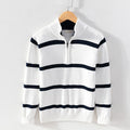 Men's Cotton Wool Turtleneck Half Zipper Sweater