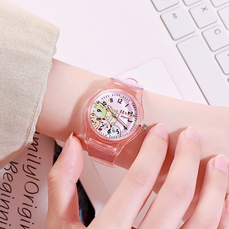 Transparent PVC Corner Creature Cartoon Childrens Watch