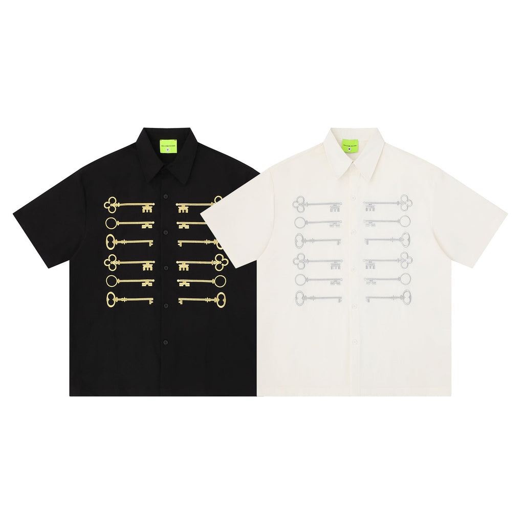 American-style Retro Loose-fit Short-sleeve T-shirt For Spring And Summer