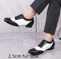 Leather Ballroom For Square Dancing And Latin Dancingsoft-soled Dance Shoes For Adults