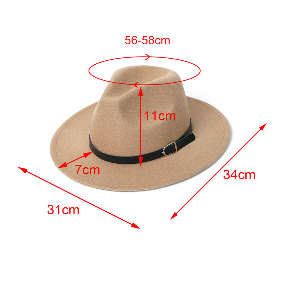 European And American Retro Jazz Hat In The British Style