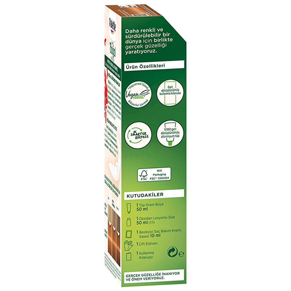 Palette Natural Hair Dye Permanent Light Copper 9-7 - Natural Ingredients for Long-Lasting Color