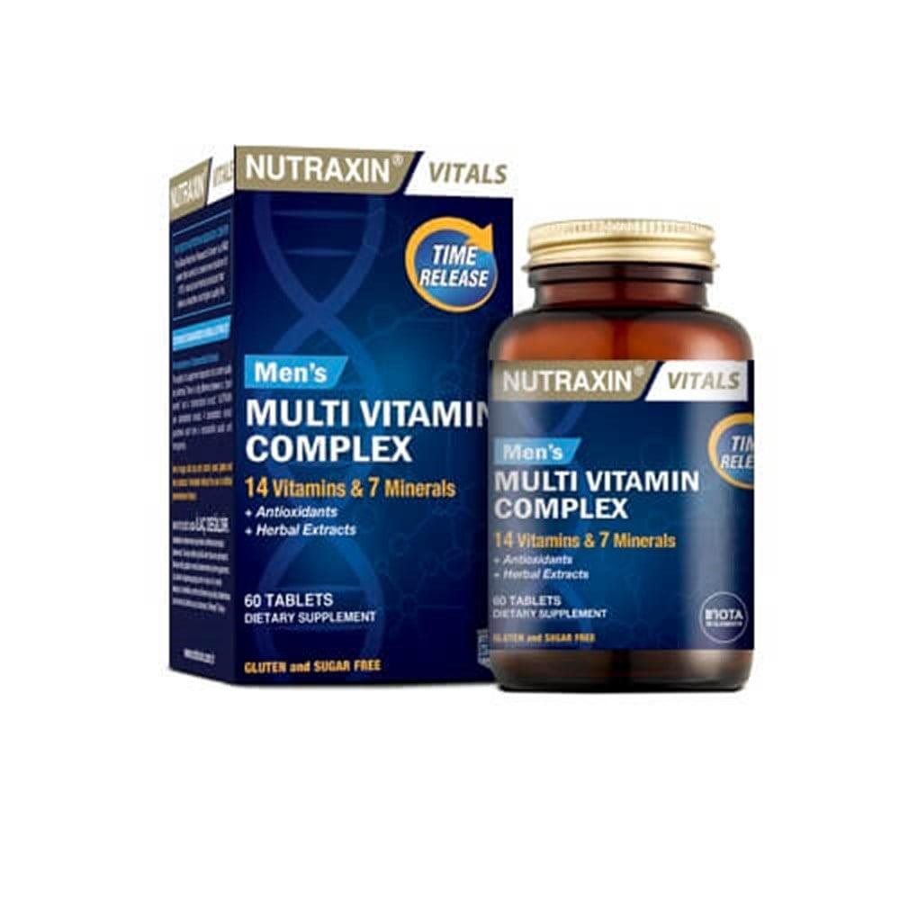 Nutraxin Multivitamin & Mineral Complex for Men - 60 Tablets