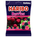 Haribo Berries: Delicious Raspberry Gummy Candy - Hard Shell, Soft Inside - 80g Fruity Treat